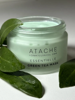 Заспокійлива маска ATACHE Essentielle Reafirming Mask Green Tea — Фото 4