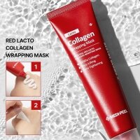 Зміцнююча маска-плівка з колагеном Medi-Peel Red Lacto Collagen Wrapping Mask — Фото 7