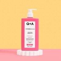 Вітамінізована олія для душу Q+A Vitamin A.C.E Cleansing Shower Oil — Фото 2