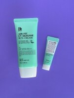 Сонцезахисний крем з центелою Benton Air Fit UV defense Sun Cream SPF50+/PA++++ — Фото 7