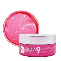 Гідрогелеві патчі з екстрактом троянди та пептидами Medi-Peel Hyaluron Rose Peptide 9 Ampoule Eye Patch — Фото 2