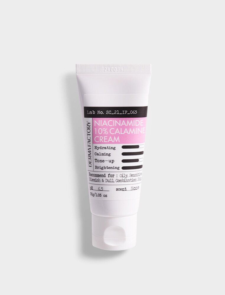 Крем заспокійливий нормалізуючий Niacinamide 10% Calamine Cream DERMA FACTORY