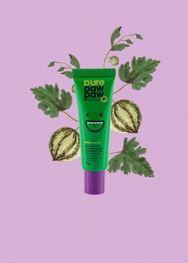 Відновлюючий бальзам для губ Pure Paw Paw Watermelon medium з ароматом &quot;Кавунова жуйка&quot; 