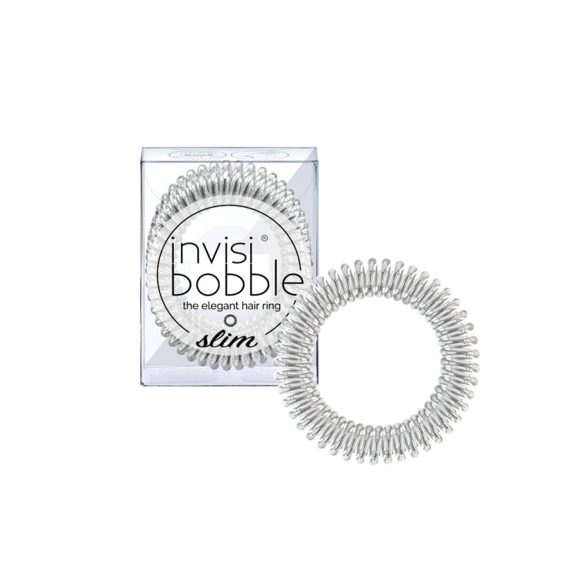 Резинка-браслет для волосся Invisibobble SLIM - Chrome Sweet Chrome