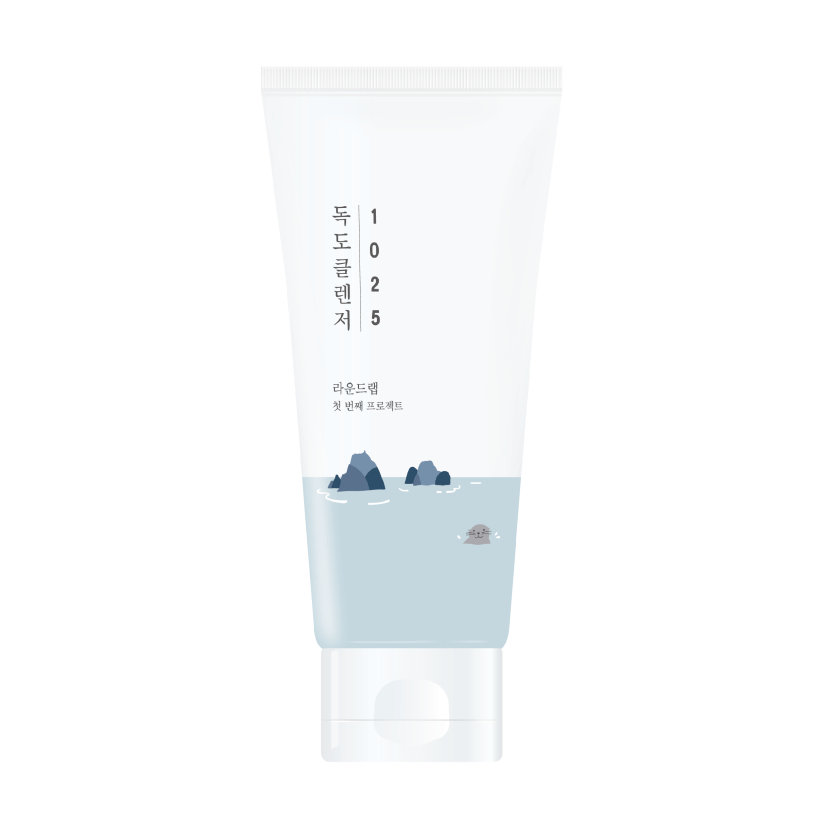 М&#039;яка пінка для очищення шкіри ROUND LAB 1025 Dokdo Cleanser