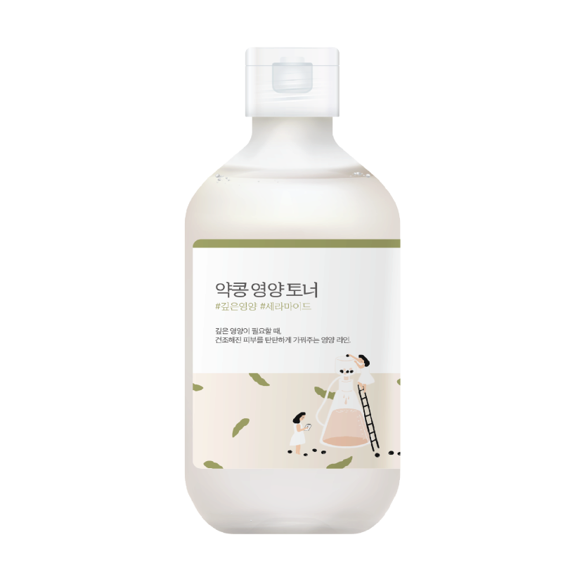 Поживний тонер з екстрактом чорних соєвих бобів ROUND LAB Soybean Nourishing Toner 