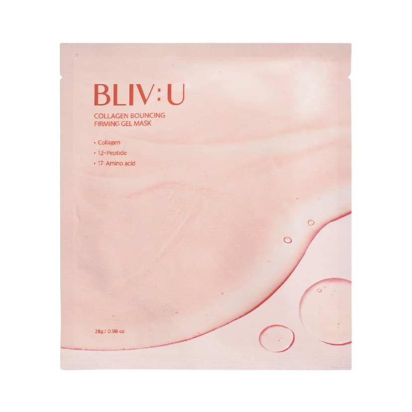 Гелева маска з колагеном BLIV:U Collagen Bouncing Firming Gel Mask 