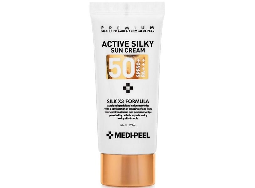 Сонцезахисний крем Medi-Peel Active Silky Sun Cream SPF50 +/PA +++ 