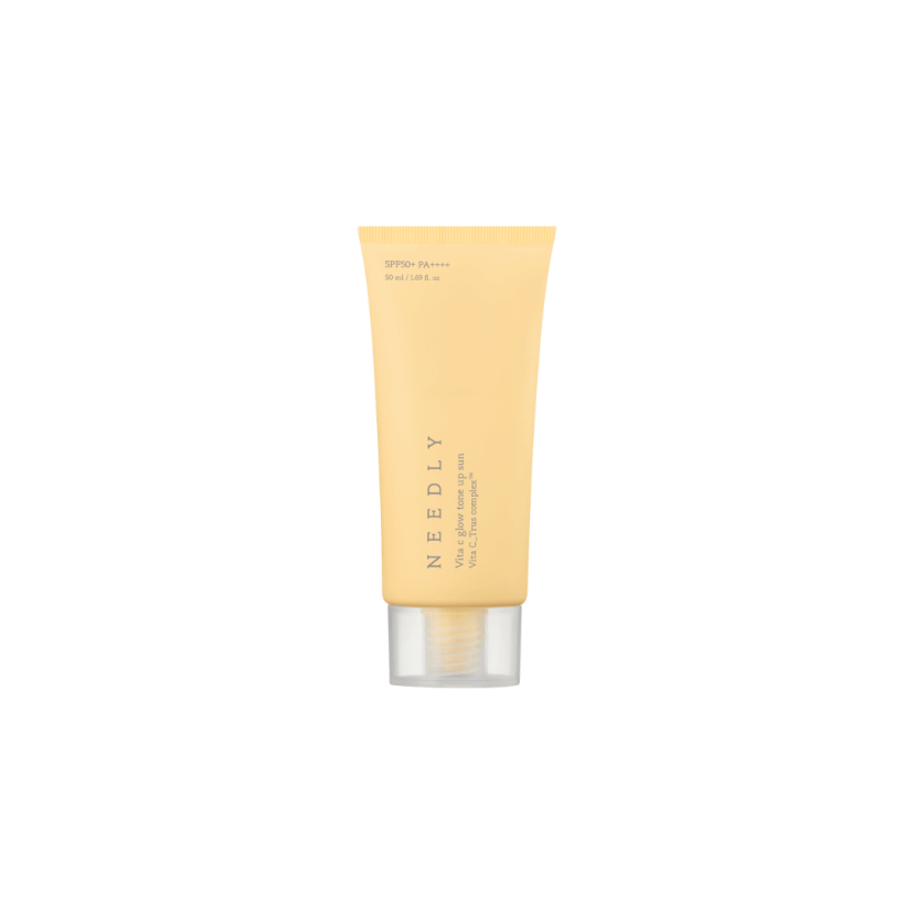 Сонцезахисний крем з ефектом освітлення та сяйва Needly Vita C Glow Tone Up Sun SPF 50+ PA++++