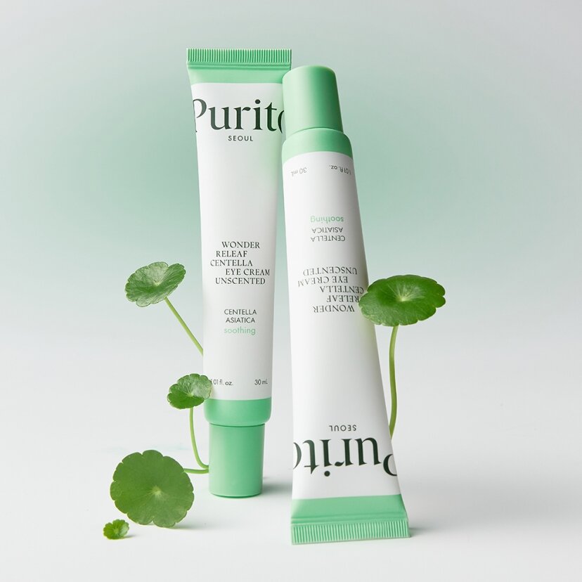 Крем для шкіри навколо очей з центеллою без олій Purito Seoul Wonder Releaf Centella Eye Cream Unscented — Фото 1