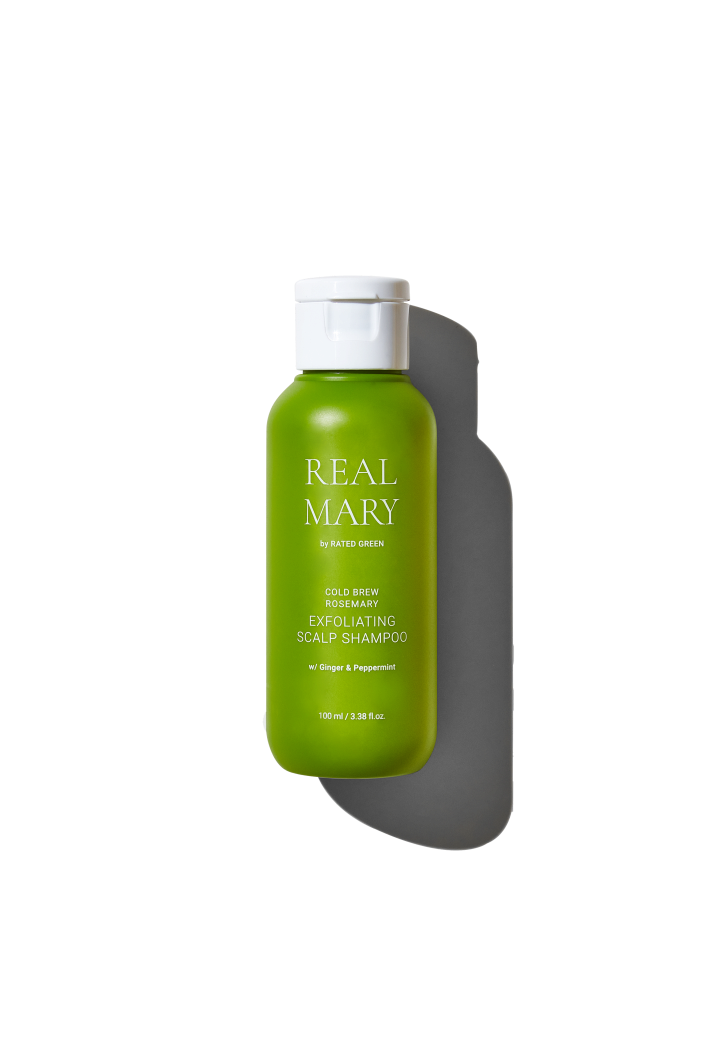 Глибокоочищуючий відлущуючий шампунь з соком розмарину RATED GREEN Real Mary Travel Shampoo