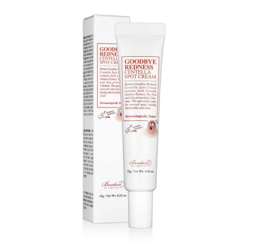 Крем для точкового застосування з центелою азіатською Benton Goodbye Redness Centella Spot Cream